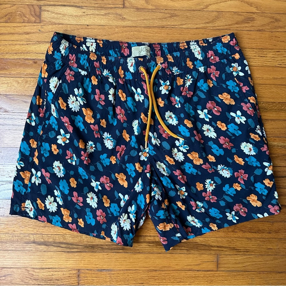 Jcrew men’s swim shorts floral